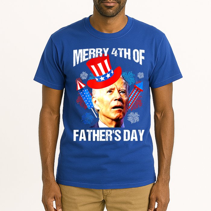 Joe Biden Confused Merry 4th Of Fathers Day Fourth Of July Tall T-Shirt