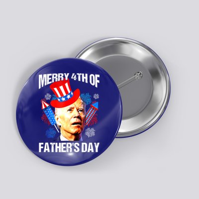 Joe Biden Confused Merry 4th Of Fathers Day Fourth Of July Button