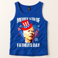 Joe Biden Confused Merry 4th Of Fathers Day Fourth Of July Tank Top