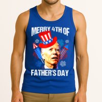 Joe Biden Confused Merry 4th Of Fathers Day Fourth Of July Tank Top