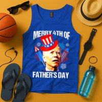 Joe Biden Confused Merry 4th Of Fathers Day Fourth Of July Tank Top