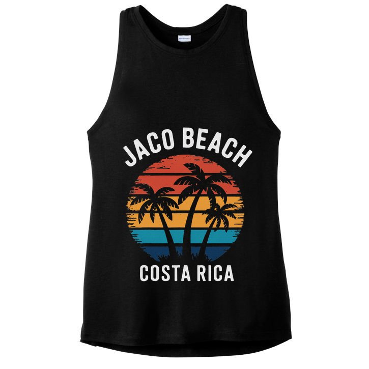 Jaco Beach Costa Rica Vacation Souvenirs Family Vacation Ladies PosiCharge Tri-Blend Wicking Tank