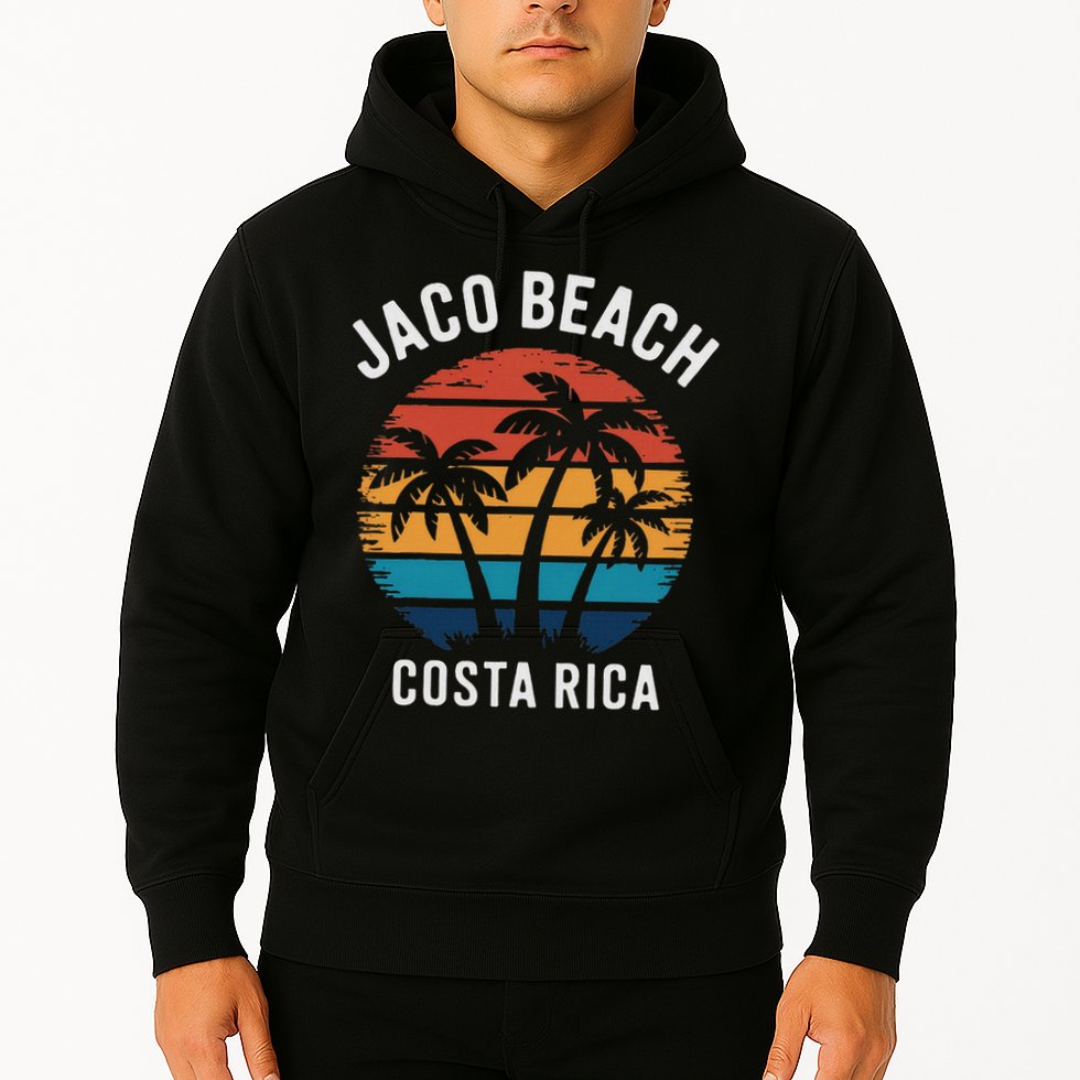 Jaco Beach Costa Rica Vacation Souvenirs Family Vacation Hoodie