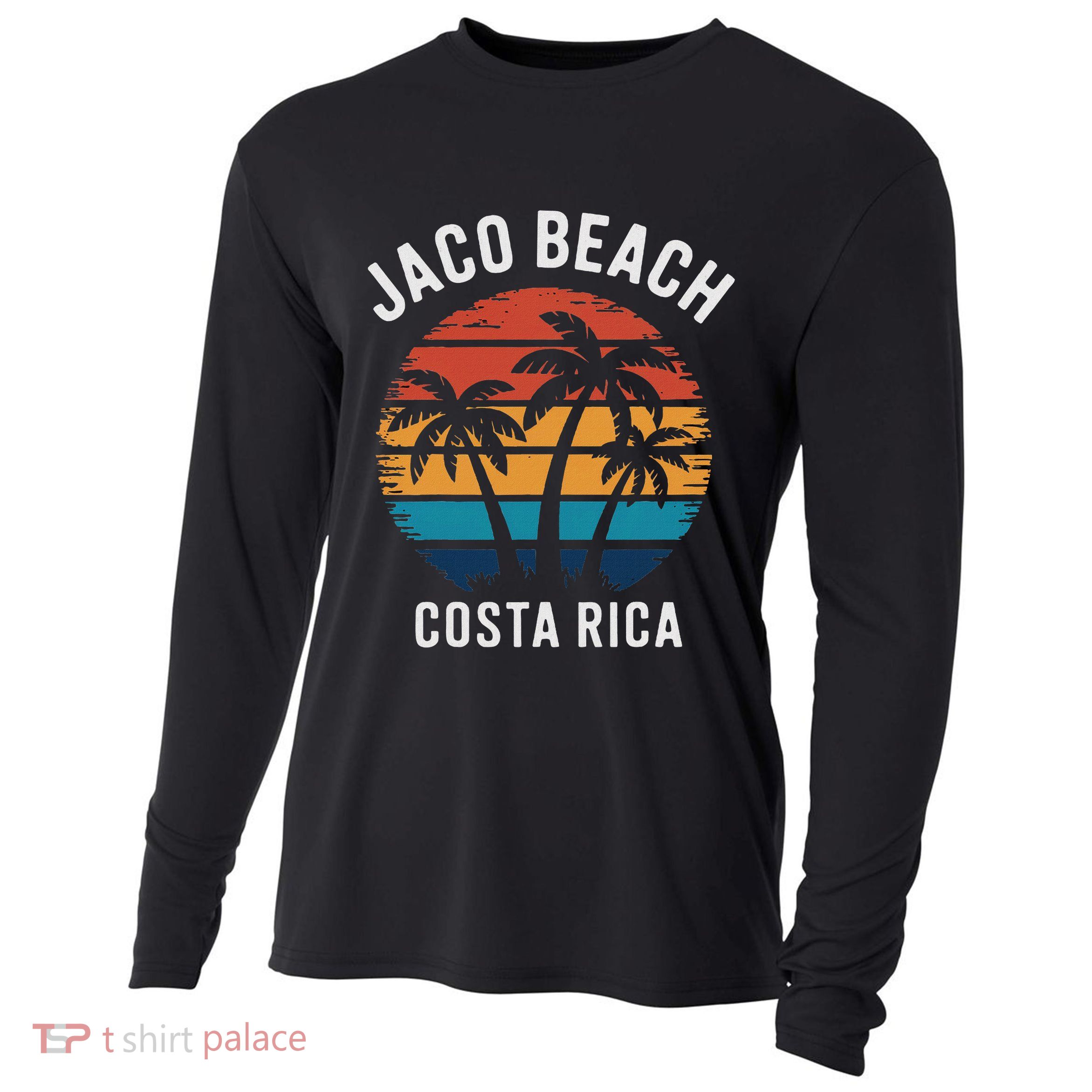 Jaco Beach Costa Rica Vacation Souvenirs Family Vacation Cooling Performance Long Sleeve Crew