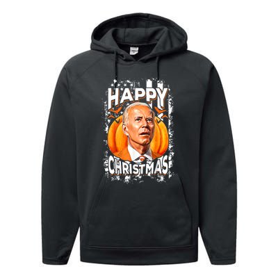 Joe Biden Confused Happy Christmas Funny Halloween Performance Fleece Hoodie