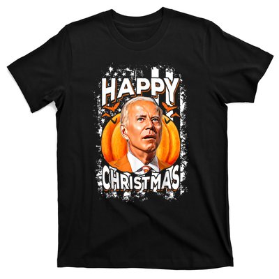 Joe Biden Confused Happy Christmas Funny Halloween T-Shirt