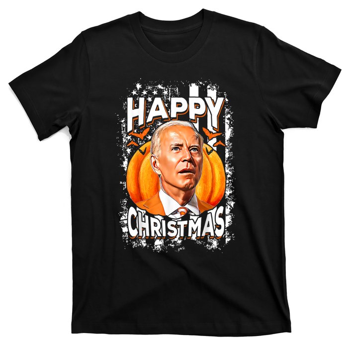 Joe Biden Confused Happy Christmas Funny Halloween T-Shirt