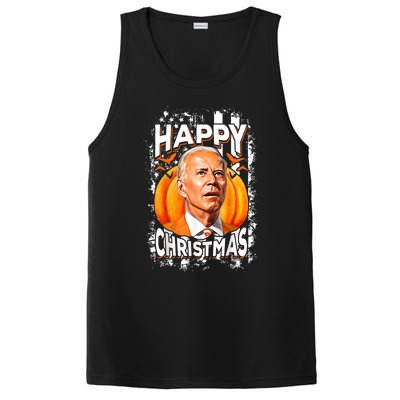 Joe Biden Confused Happy Christmas Funny Halloween PosiCharge Competitor Tank