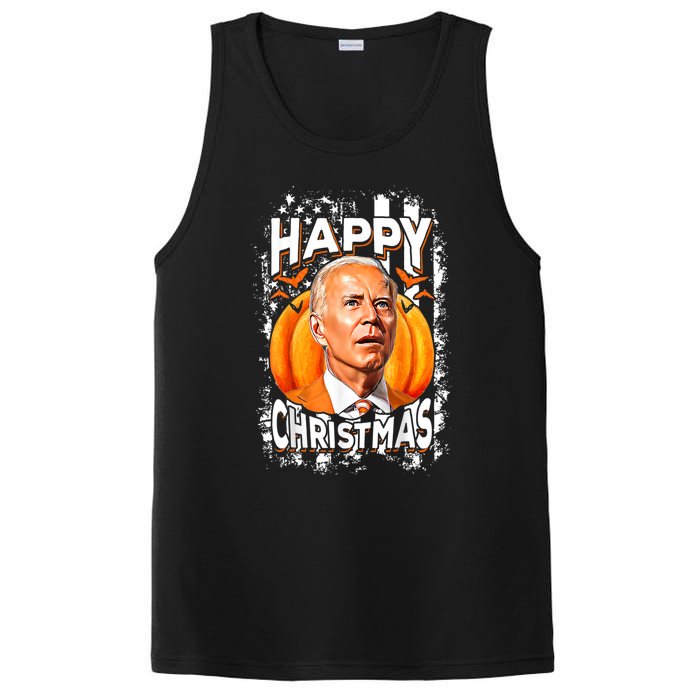 Joe Biden Confused Happy Christmas Funny Halloween PosiCharge Competitor Tank