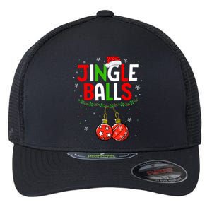 Jingle Balls Christmas Funny Matching Couple Jingle Balls Flexfit Unipanel Trucker Cap