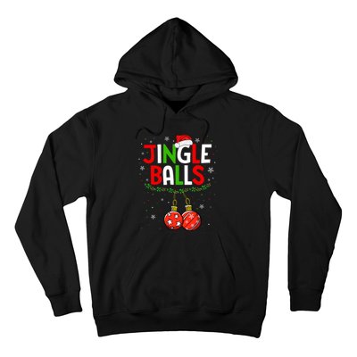 Jingle Balls Christmas Funny Matching Couple Jingle Balls Hoodie