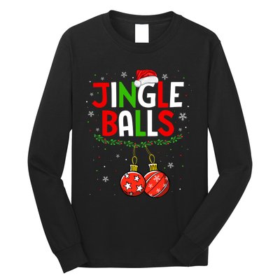 Jingle Balls Christmas Funny Matching Couple Jingle Balls Long Sleeve Shirt