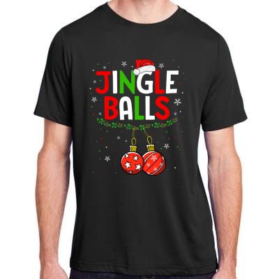 Jingle Balls Christmas Funny Matching Couple Jingle Balls Adult ChromaSoft Performance T-Shirt