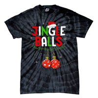 Jingle Balls Christmas Funny Matching Couple Jingle Balls Tie-Dye T-Shirt