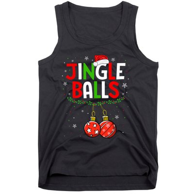 Jingle Balls Christmas Funny Matching Couple Jingle Balls Tank Top