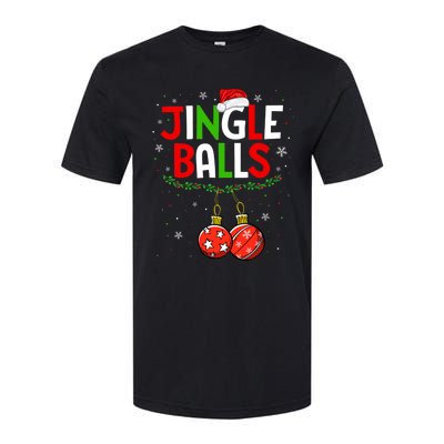 Jingle Balls Christmas Funny Matching Couple Jingle Balls Softstyle CVC T-Shirt