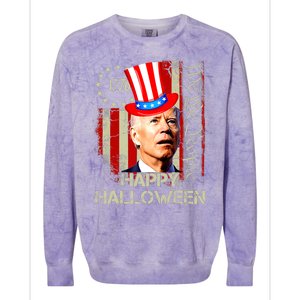 Joe Biden Confused Patriotic Merry Christmas For 4th Of July Colorblast Crewneck Sweatshirt