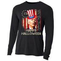 Joe Biden Confused Patriotic Merry Christmas For 4th Of July Cooling Performance Long Sleeve Crew