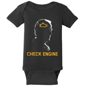 Joe Biden Check Engine Baby Bodysuit