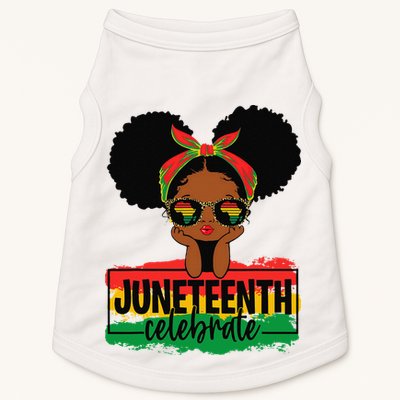 Juneteenth Black Celebrate Juneteenth 1865 African Doggie Tank