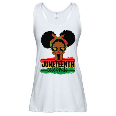 Juneteenth Black Celebrate Juneteenth 1865 African Ladies Essential Flowy Tank