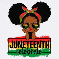 Juneteenth Black Celebrate Juneteenth 1865 African Flat Bill Trucker Hat