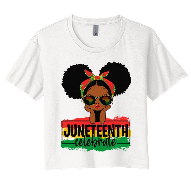 Juneteenth Black Celebrate Juneteenth 1865 African Crop Top