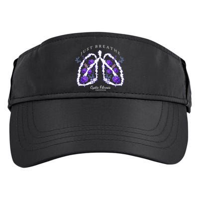 Just Breathe Cystic Fibrosis Awareness Adult Drive Performance Visor