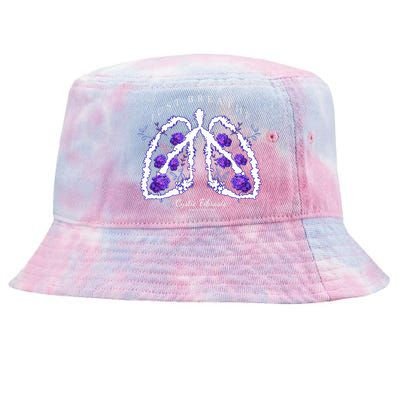 Just Breathe Cystic Fibrosis Awareness Tie-Dyed Bucket Hat