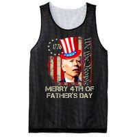 Joe Biden Confused Patriotic Merry Christmas For 4th Of July Mesh Reversible Basketball Jersey Tank