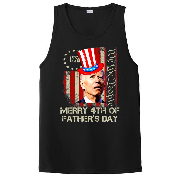 Joe Biden Confused Patriotic Merry Christmas For 4th Of July PosiCharge Competitor Tank