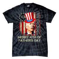 Joe Biden Confused Patriotic Merry Christmas For 4th Of July Tie-Dye T-Shirt