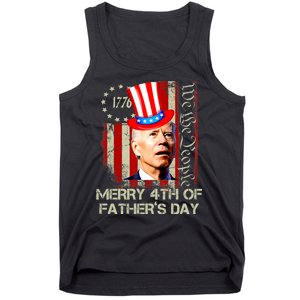 Joe Biden Confused Patriotic Merry Christmas For 4th Of July Tank Top