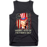 Joe Biden Confused Patriotic Merry Christmas For 4th Of July Tank Top