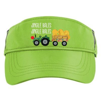 Jingle Bales Christmas Tree Tractor Farmer Farming Family Adult Drive Performance Visor