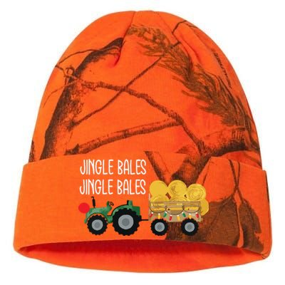 Jingle Bales Christmas Tree Tractor Farmer Farming Family Kati Licensed 12" Camo Beanie