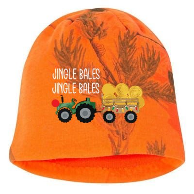 Jingle Bales Christmas Tree Tractor Farmer Farming Family Kati - Camo Knit Beanie