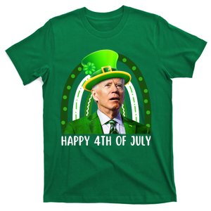 Joe Biden Confused Happy 4th Of July Funny St Patricks Day T-Shirt