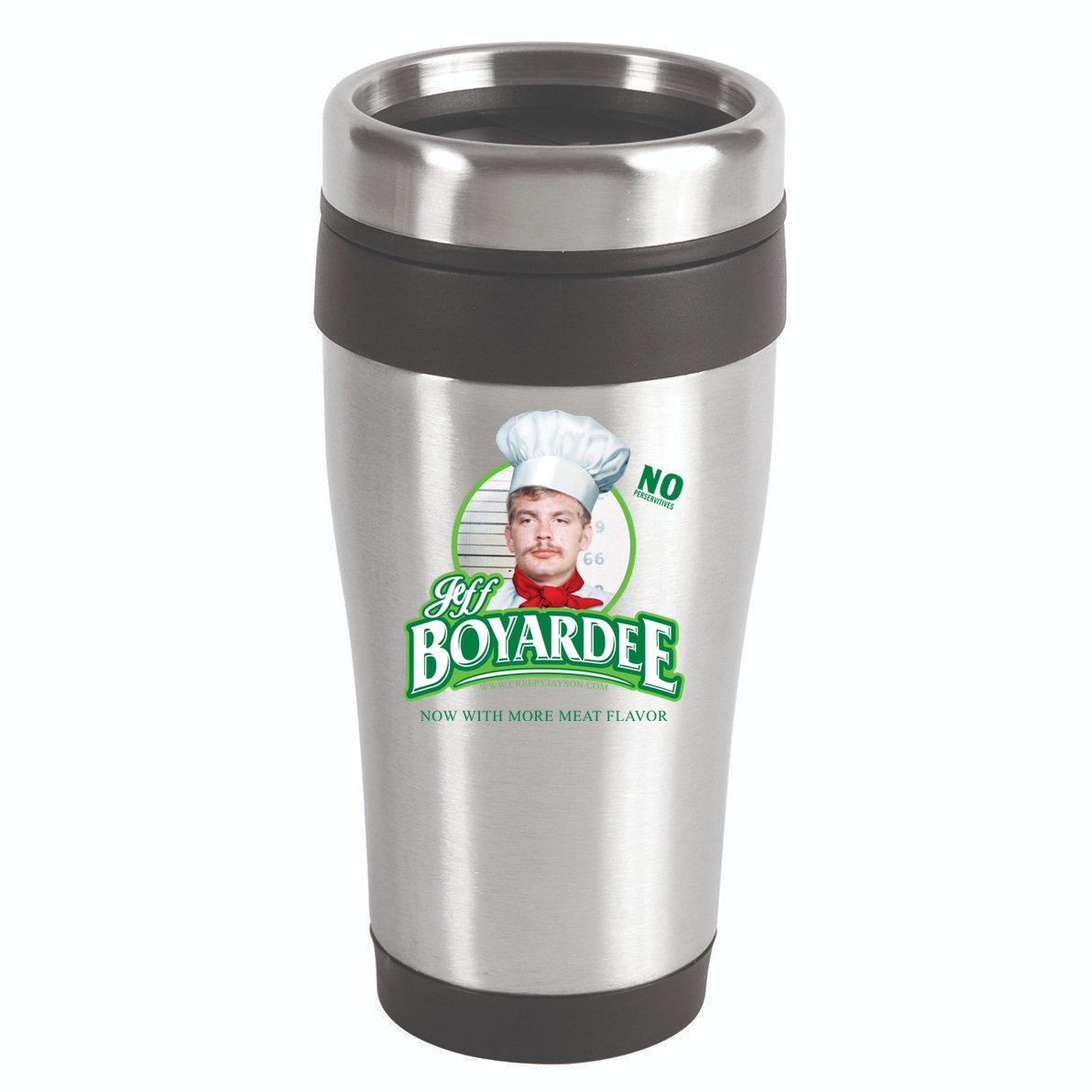 Jeff Boyardee Creepy Jason 16oz Travel Tumbler