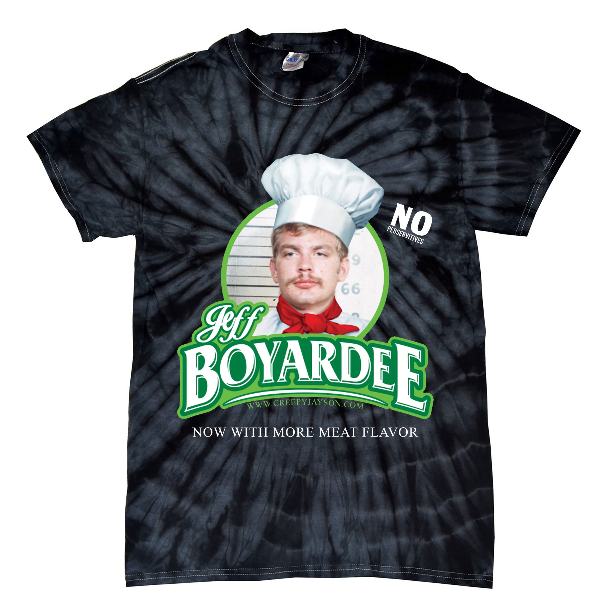 Jeff Boyardee Creepy Jason Tie-Dye T-Shirt