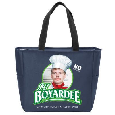 Jeff Boyardee Creepy Jason Zip Tote Bag