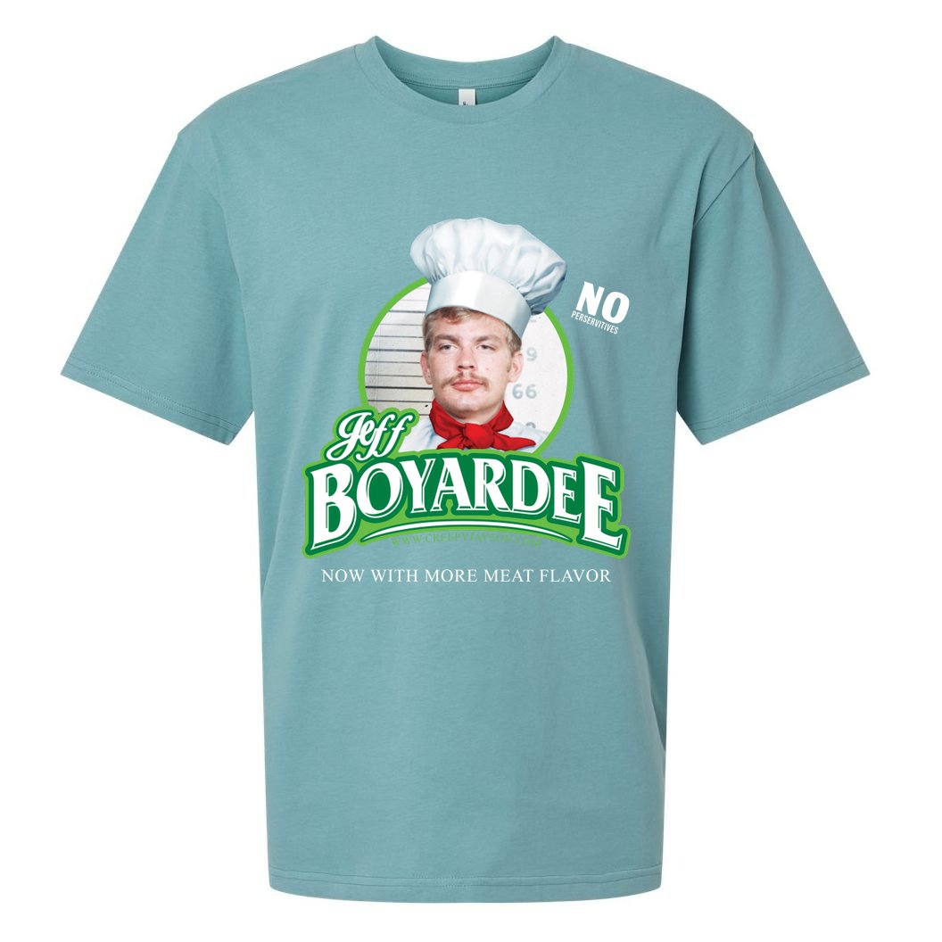 Jeff Boyardee Creepy Jason Sueded Cloud Jersey T-Shirt