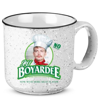 Jeff Boyardee Creepy Jason 15oz Campfire Ceramic Mug