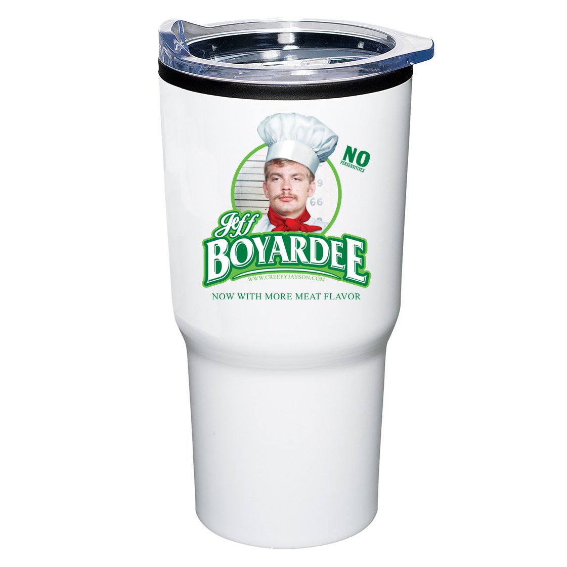 Jeff Boyardee Creepy Jason Tumbler