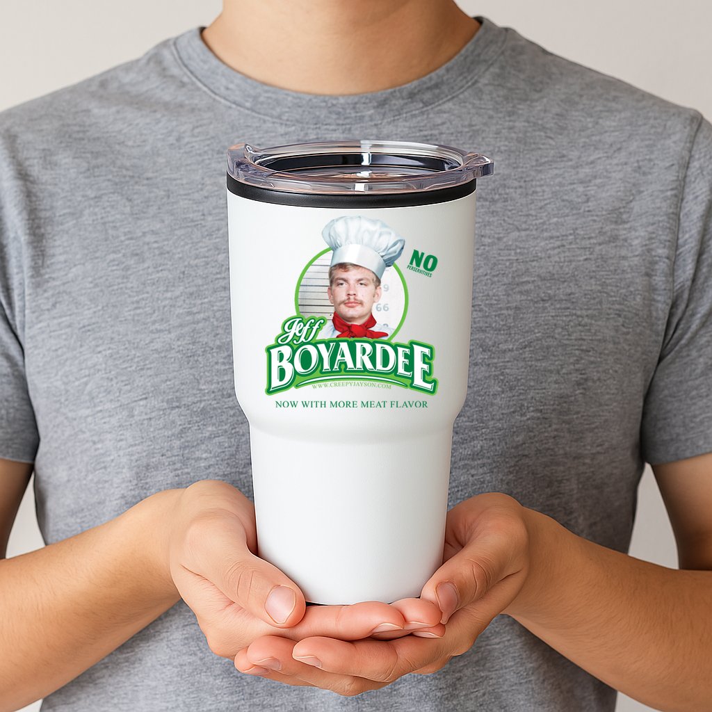 Jeff Boyardee Creepy Jason Tumbler