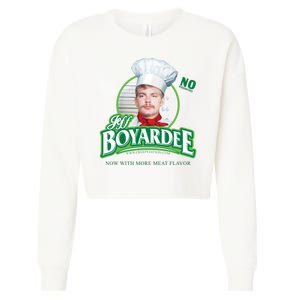 Jeff Boyardee Creepy Jason Cropped Pullover Crew