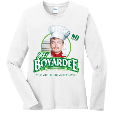 Jeff Boyardee Creepy Jason Ladies Long Sleeve Shirt