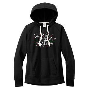 Jingle Bells Christmas Design For Boy Girl Women's Fleece Hoodie