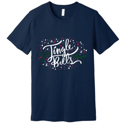 Jingle Bells Christmas Design For Boy Girl Premium T-Shirt