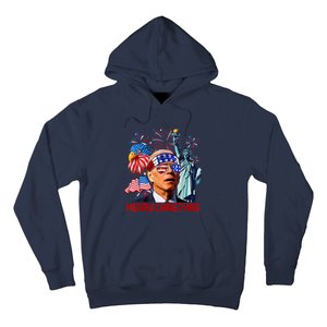 Joe Biden Confused Patriotic Merry Christmas For 4th Of July Hoodie